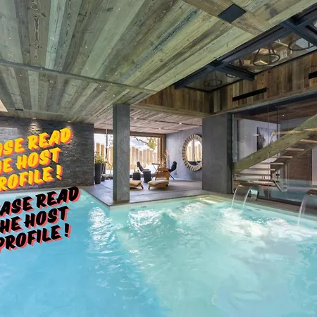Holiday home Luxuryy - - With Pool&hottub Megeve
